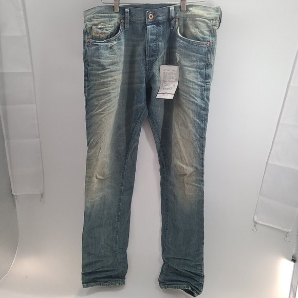 Diesel Denim - Women's Diesel Myguy  Relaxed Boyfriend Distressed Destroyed Jeans Sz W32 L 34
